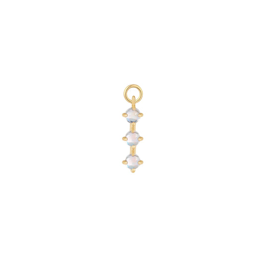 XOXO + RAINBOW MOONSTONE - CHARM *PRE-ORDER* Buddha Jewelry