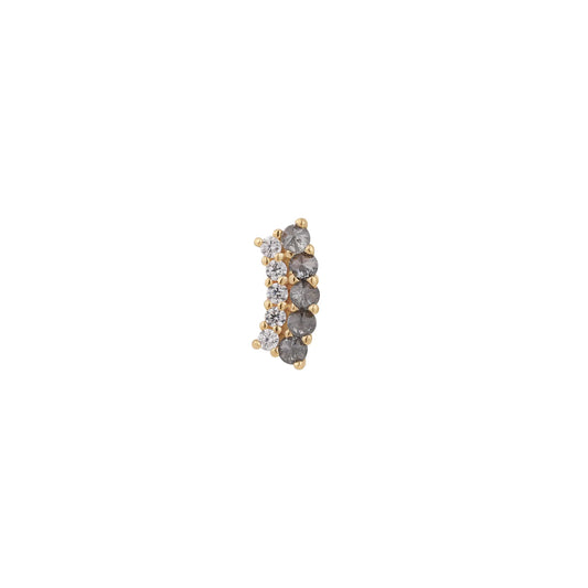 WHISPER + SHOUT + GREY DIAMOND - THREADLESS END *PRE-ORDER* Buddha Jewelry