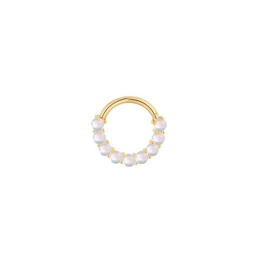 REVEL + RAINBOW MOONSTONE - CLICKER RING *PRE-ORDER* Buddha Jewelry
