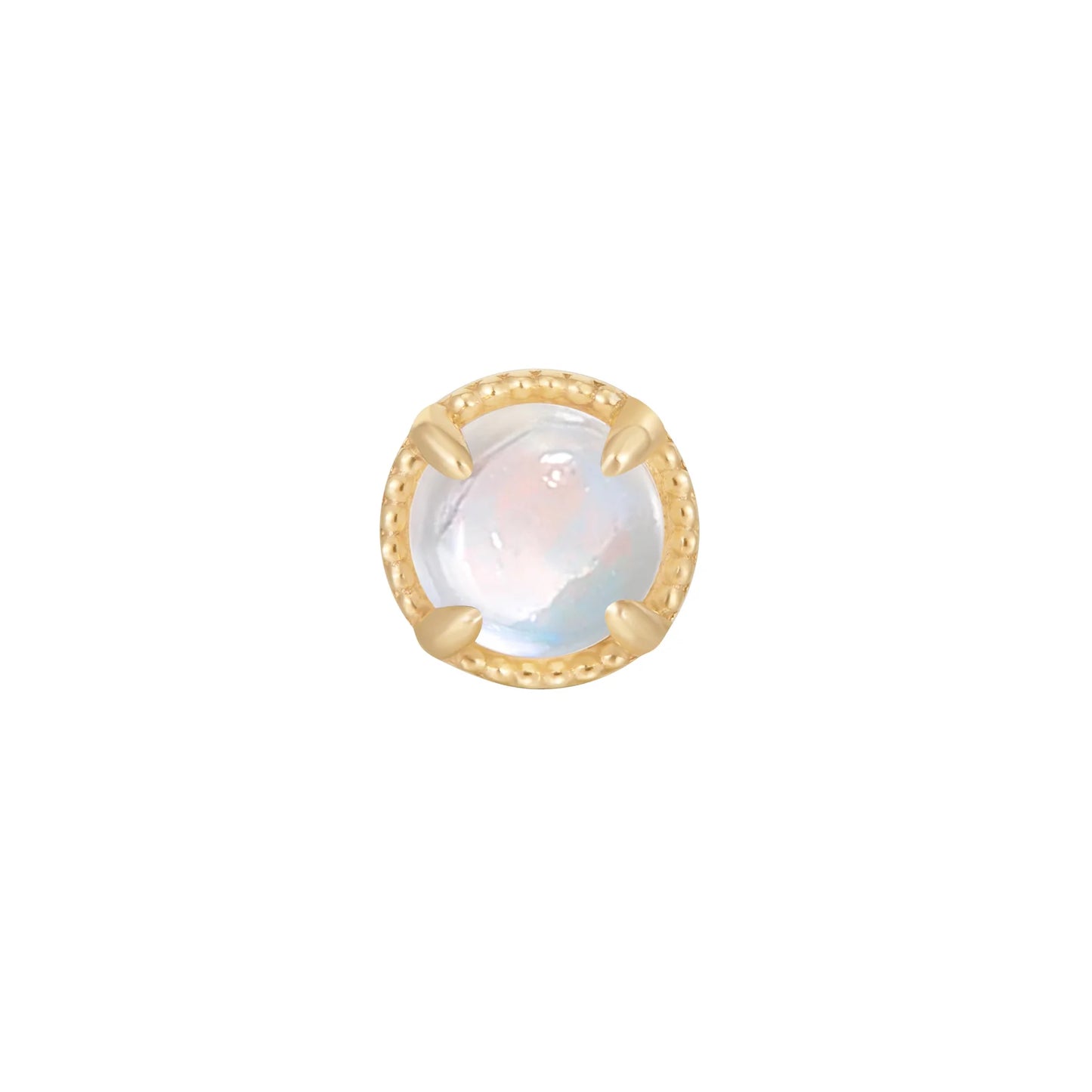 MANIFEST + RAINBOW MOONSTONE - THREADLESS END *PRE-ORDER* Buddha Jewelry