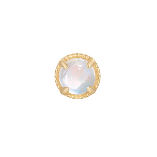 MANIFEST + RAINBOW MOONSTONE - THREADLESS END *PRE-ORDER* Buddha Jewelry