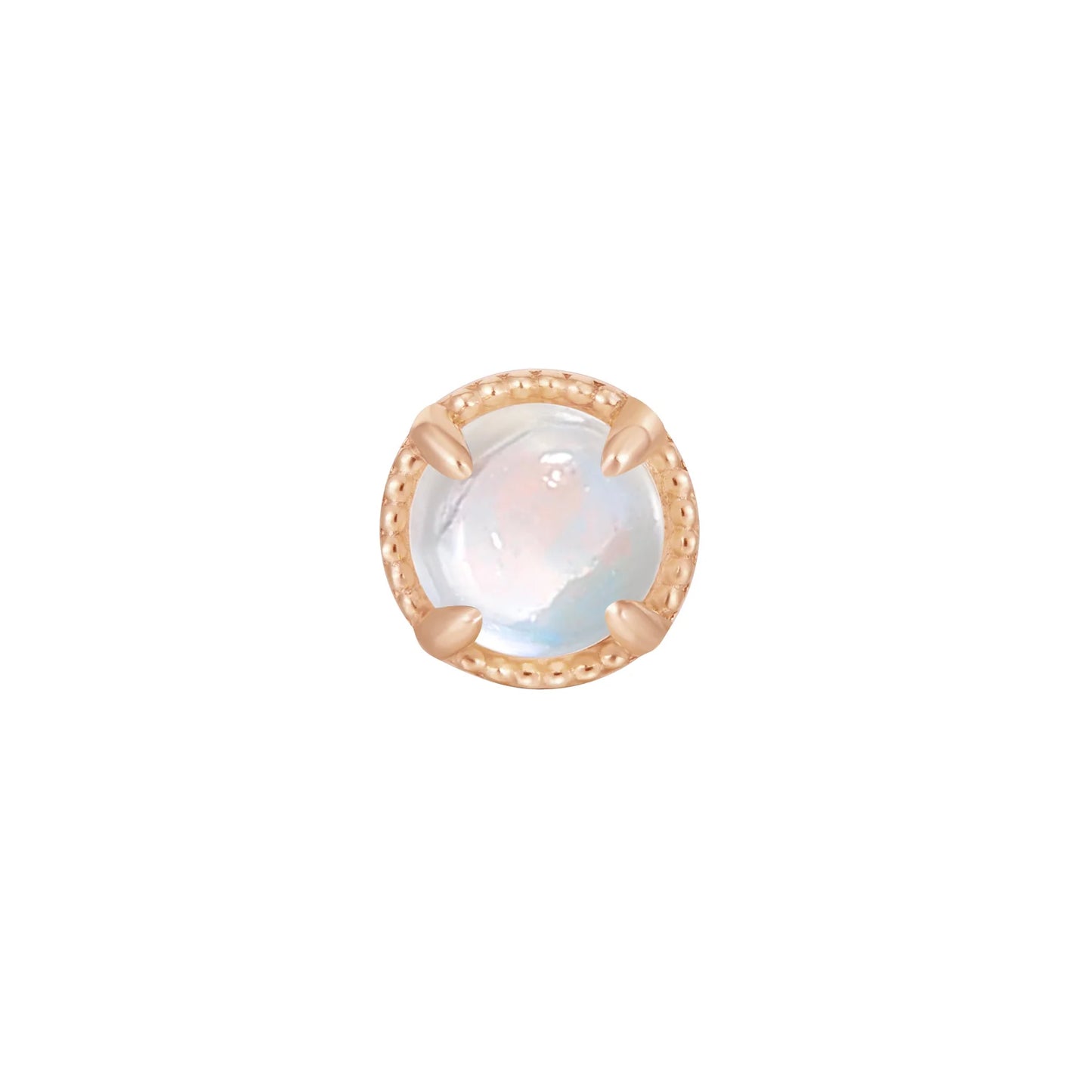 MANIFEST + RAINBOW MOONSTONE - THREADLESS END *PRE-ORDER* Buddha Jewelry