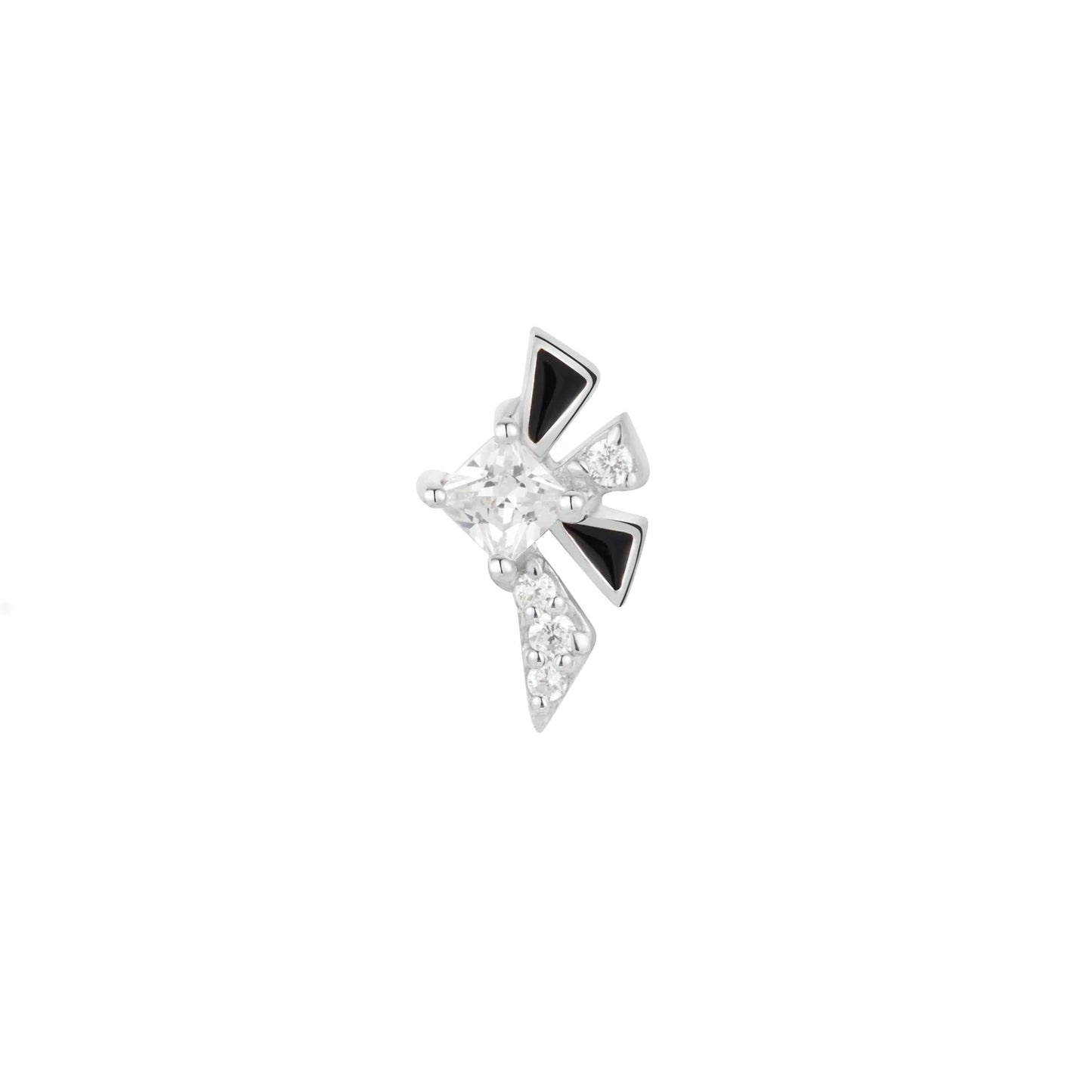 POWERHOUSE + BLACK ENAMEL - THREADLESS END *PRE-ORDER* Buddha Jewelry