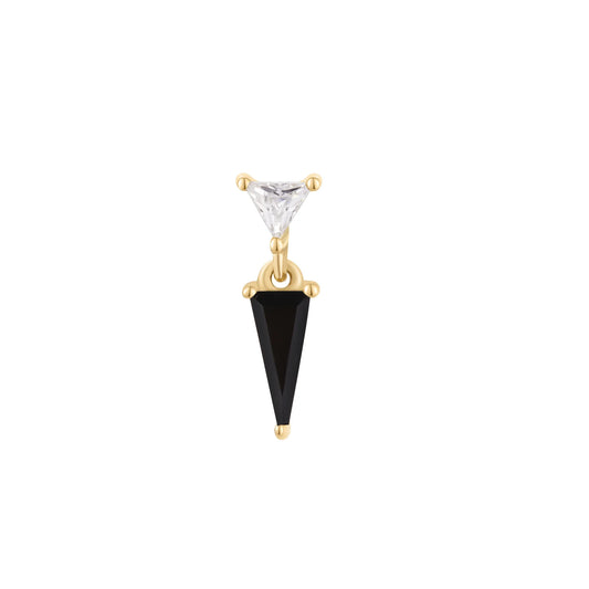 DARING + BLACK SPINEL - THREADLESS END *PRE-ORDER* Buddha Jewelry