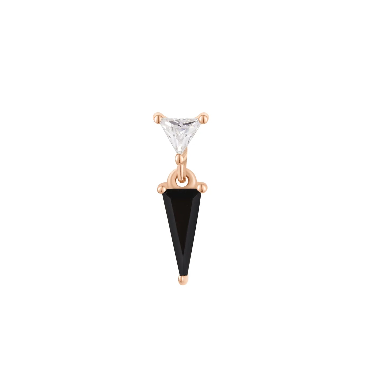 DARING + BLACK SPINEL - THREADLESS END *PRE-ORDER* Buddha Jewelry