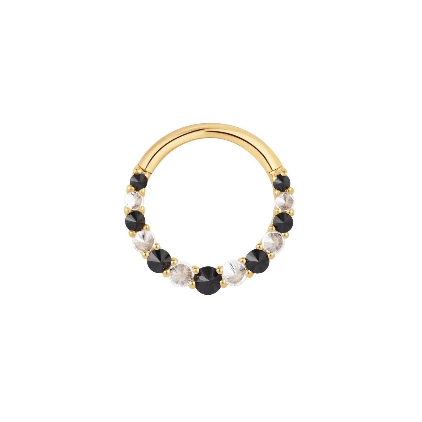 ECLIPSE + BLACK SPINEL - CLICKER RING *PRE-ORDER* Buddha Jewelry