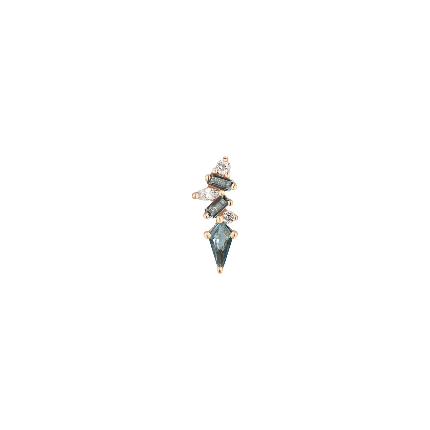 MIXT LONDON BLUE TOPAZ - THREADLESS END *PRE-ORDER* Buddha Jewelry