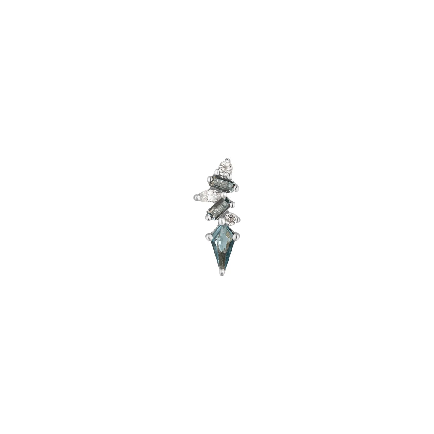 MIXT LONDON BLUE TOPAZ - THREADLESS END *PRE-ORDER* Buddha Jewelry