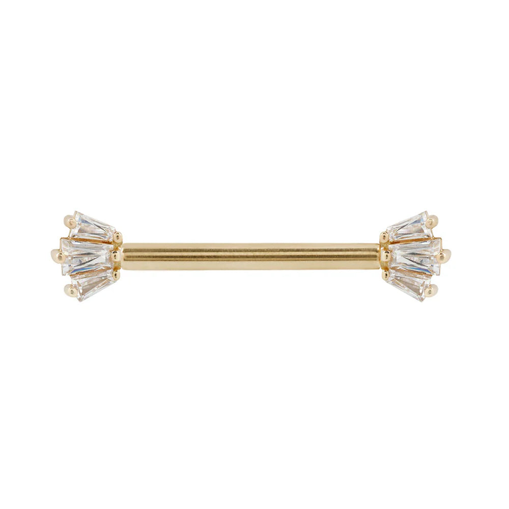 GEMMA TRIOS + FORWARD FACING - THREADLESS END *PRE-ORDER* Buddha Jewelry