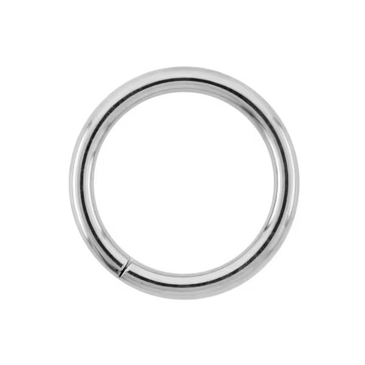 18G TITANIUM RING -  SEAM RING Gold Soul Body Jewelry