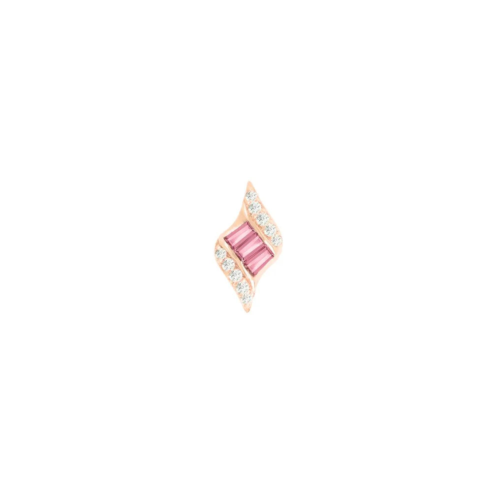 INTRIGUE + PINK TOURMALINE  - THREADLESS END *PRE-ORDER* Buddha Jewelry