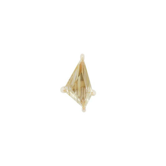 LIMELIGHT + RUTILATED QUARTZ - THREADLESS END *PRE-ORDER* Buddha Jewelry
