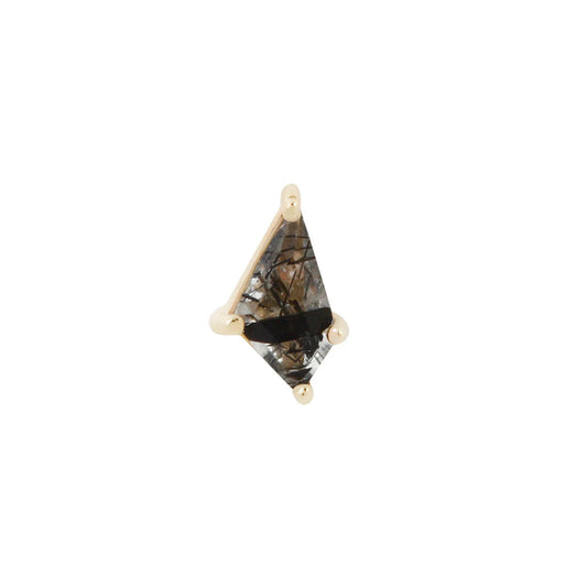 LIMELIGHT + TOURMALATED QUARTZ - THREADLESS END *PRE-ORDER* Buddha Jewelry
