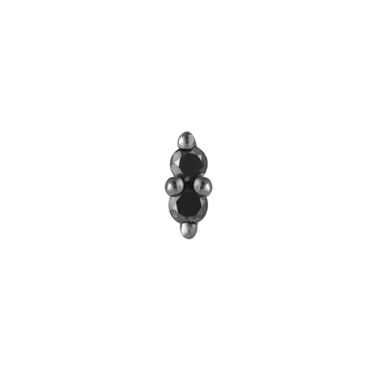 MISHKA 2 + RHODIUM - THREADLESS END *PRE-ORDER* Buddha Jewelry