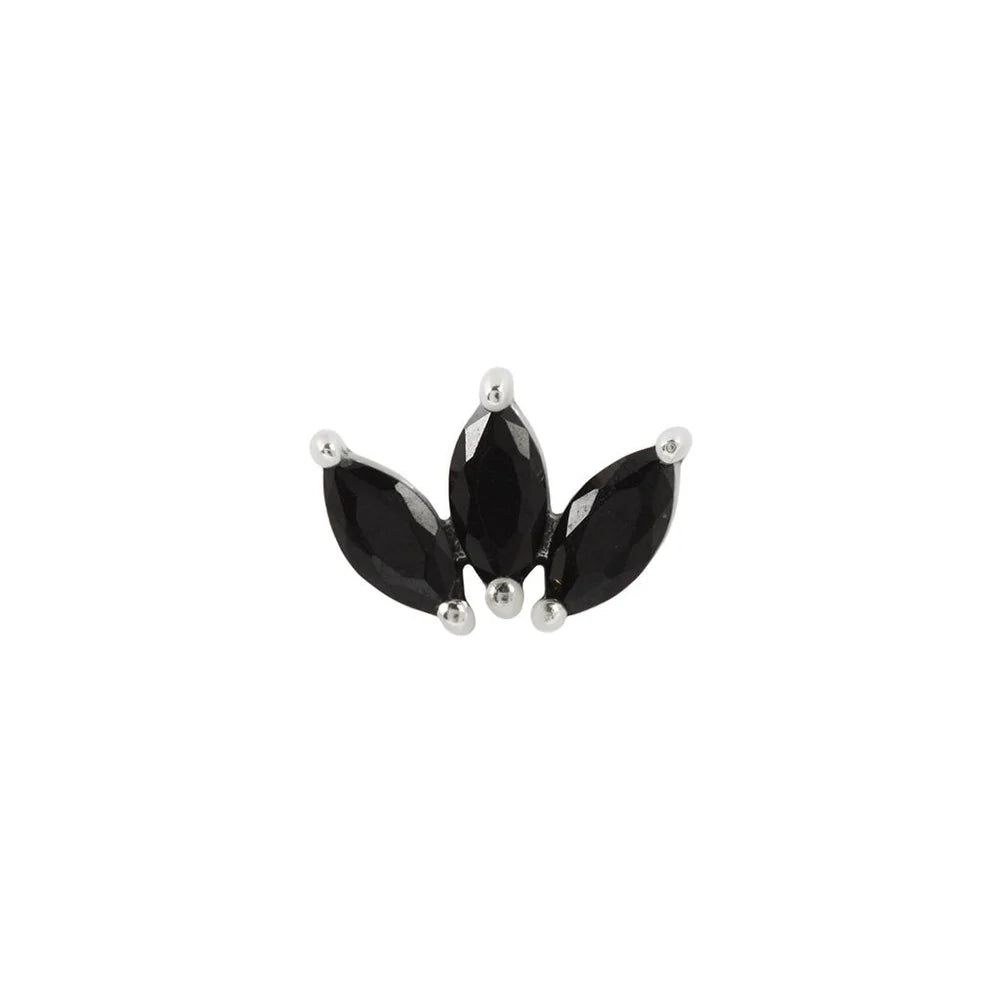 MOET + BLACK SPINEL - THREADLESS END *PRE-ORDER* Buddha Jewelry