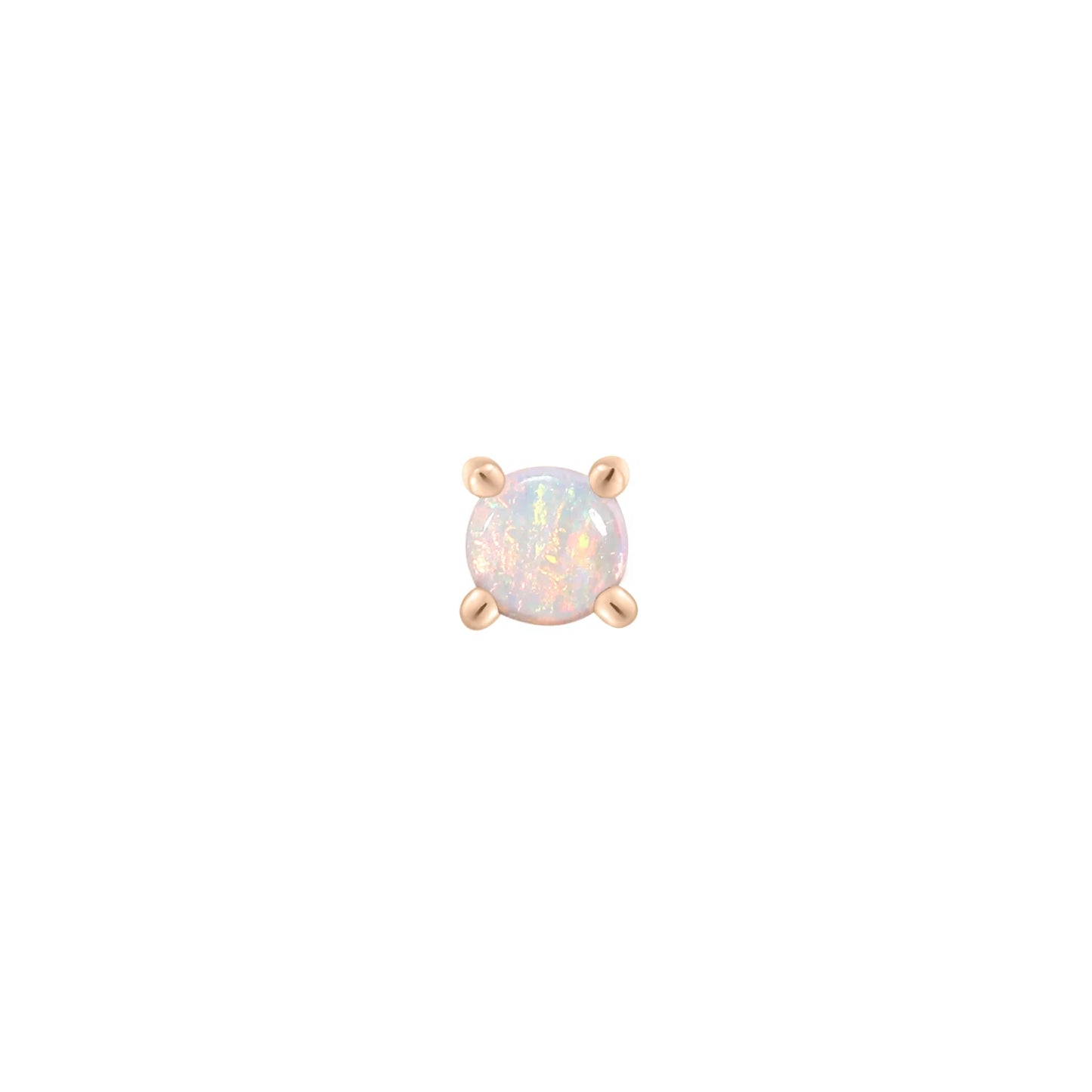 GENUINE OPAL PRONG - THREADLESS END *PRE-ORDER* Buddha Jewelry