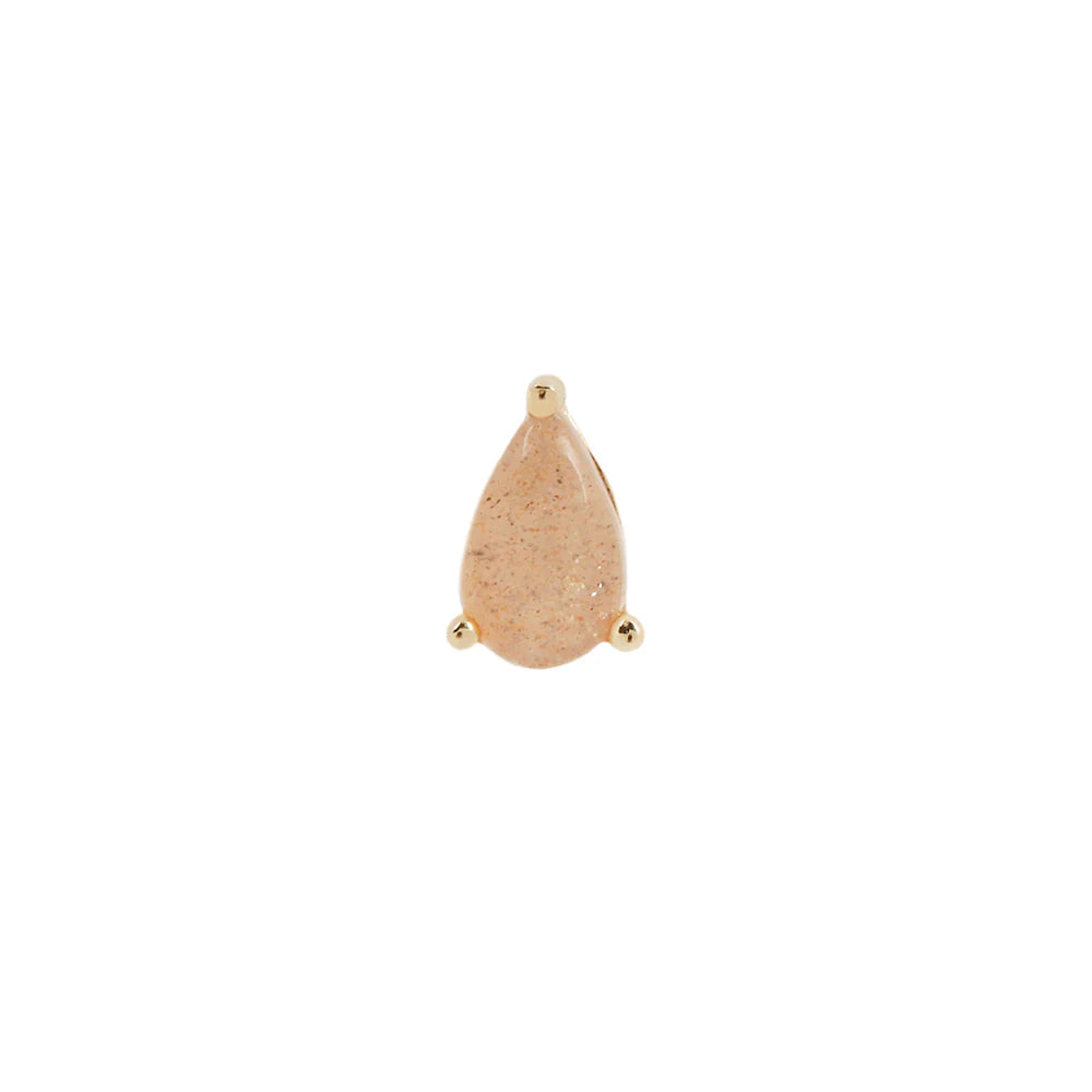 SUNSTONE PEAR - THREADLESS END *PRE-ORDER* Buddha Jewelry