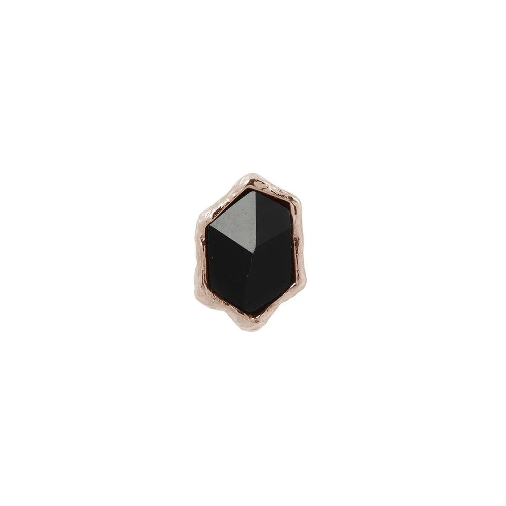 PUMP UP THE VOLUME + BLACK SPINEL - THREADLESS END *PRE-ORDER* Buddha Jewelry