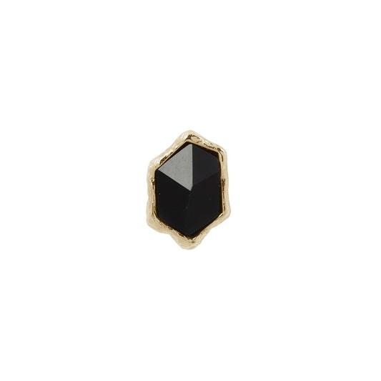 PUMP UP THE VOLUME + BLACK SPINEL - THREADLESS END *PRE-ORDER* Buddha Jewelry