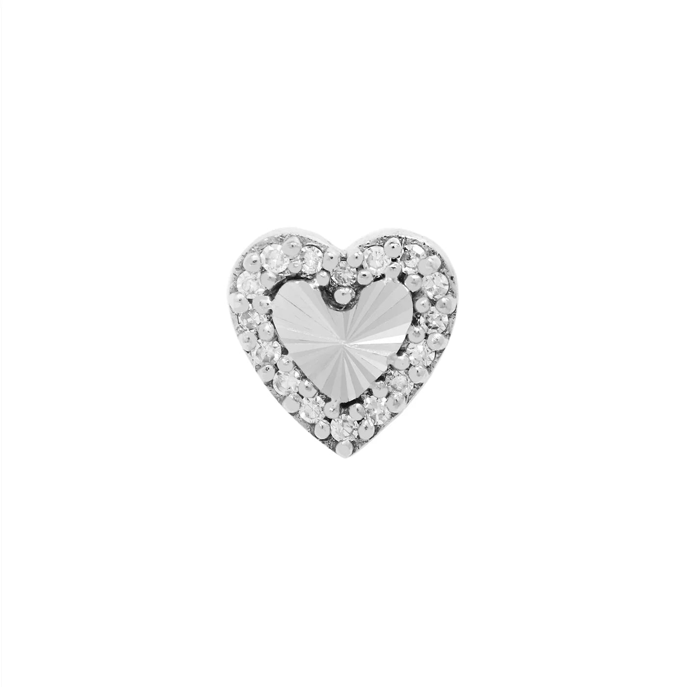 REBEL HEART + DIAMOND - THREADLESS END *PRE-ORDER* Buddha Jewelry