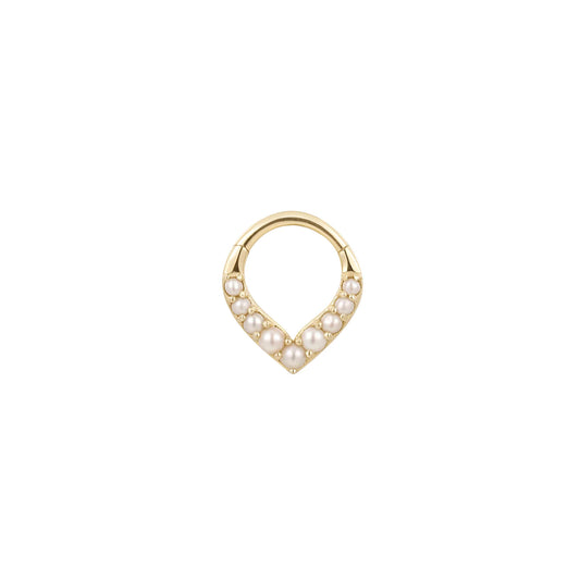 RISE + SHINE + PEARL - CLICKER RING *PRE-ORDER* Buddha Jewelry