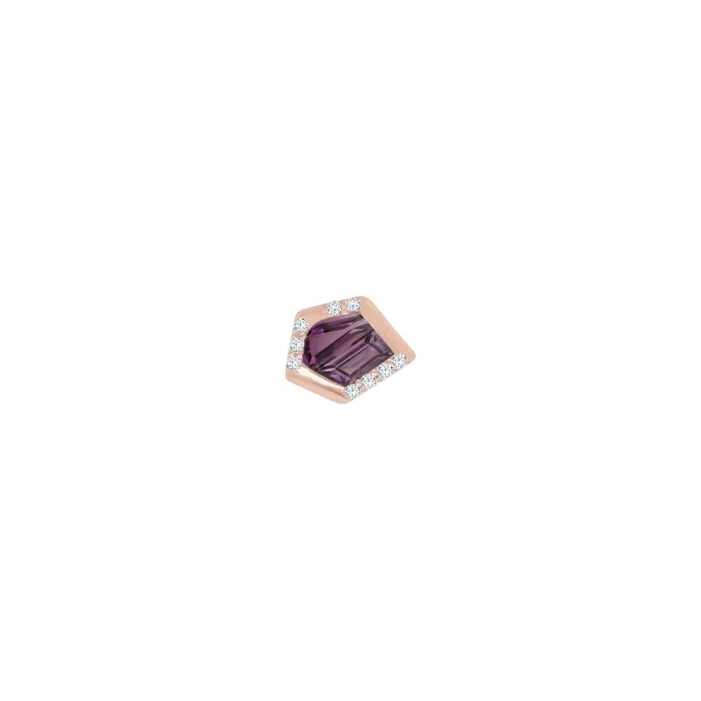 ROUTE + AMETHYST - THREADLESS END *PRE-ORDER* Buddha Jewelry