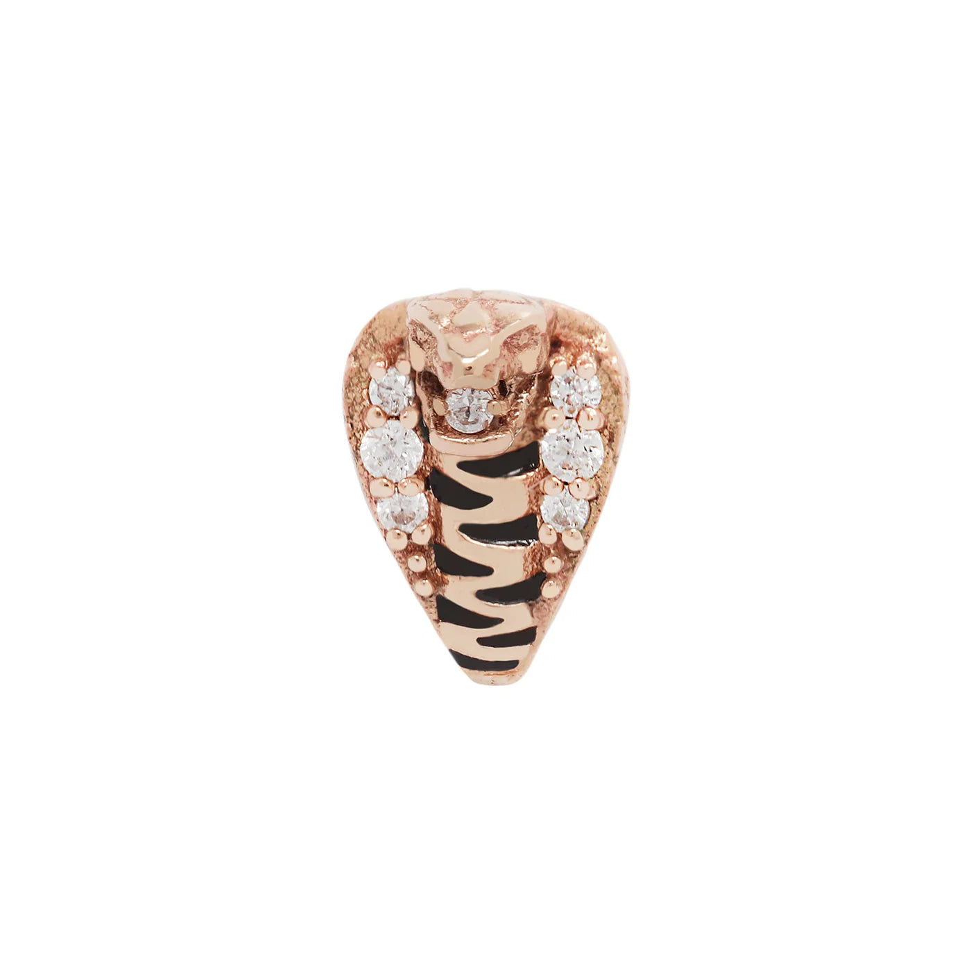 SAVAGE + BLACK ENAMEL - THREADLESS END *PRE-ORDER* Buddha Jewelry