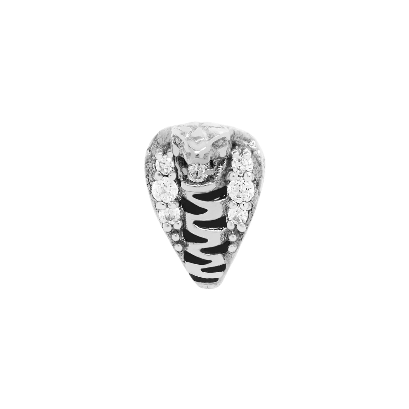 SAVAGE + BLACK ENAMEL - THREADLESS END *PRE-ORDER* Buddha Jewelry