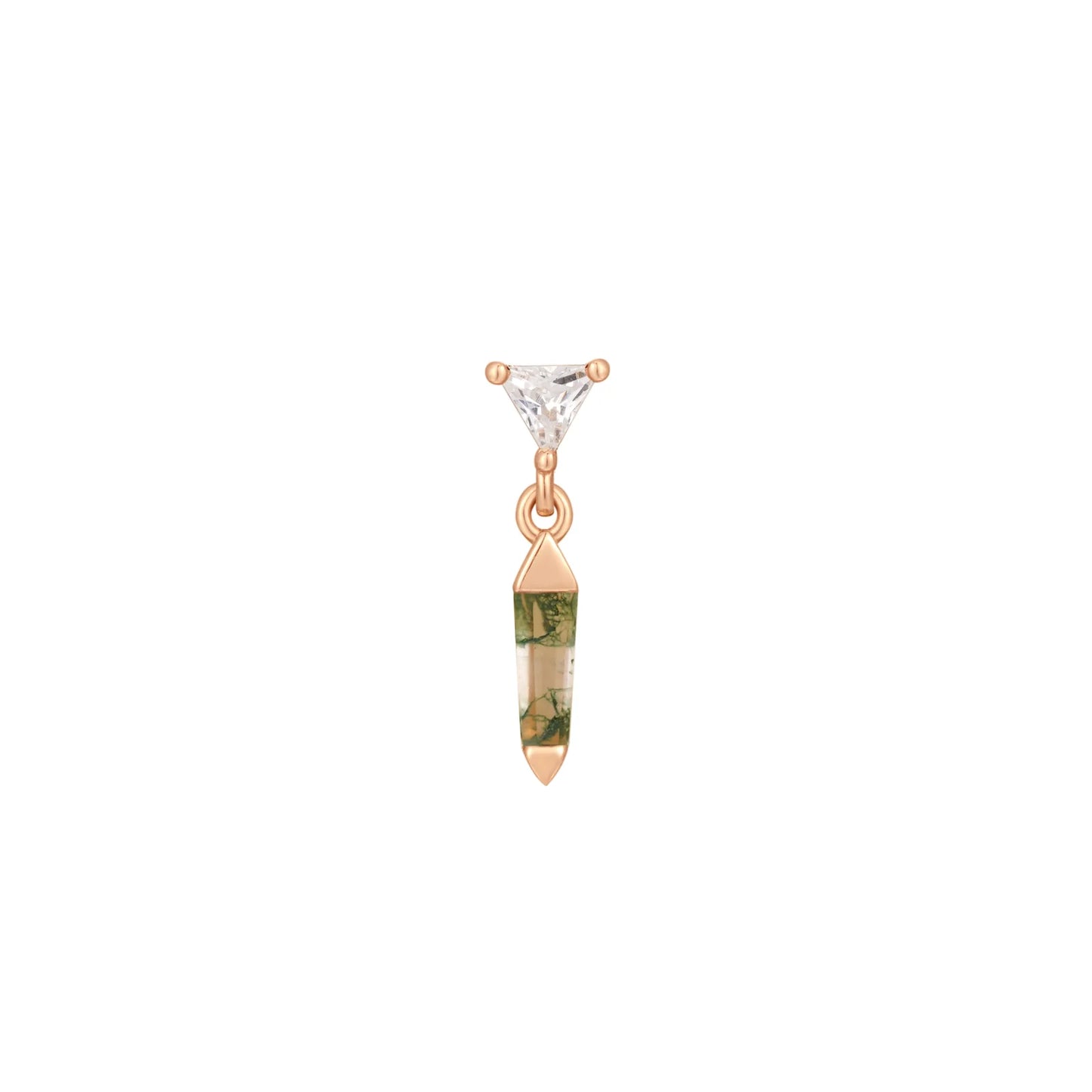 SAVVY + MOSS AGATE - THREADLESS END *PRE-ORDER* Buddha Jewelry