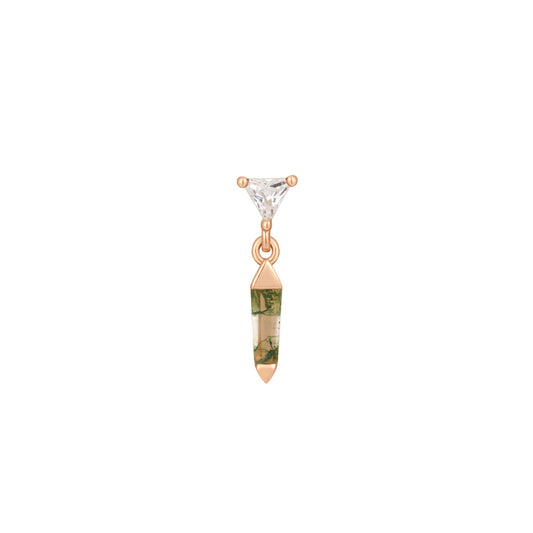 SAVVY + MOSS AGATE - THREADLESS END *PRE-ORDER* Buddha Jewelry