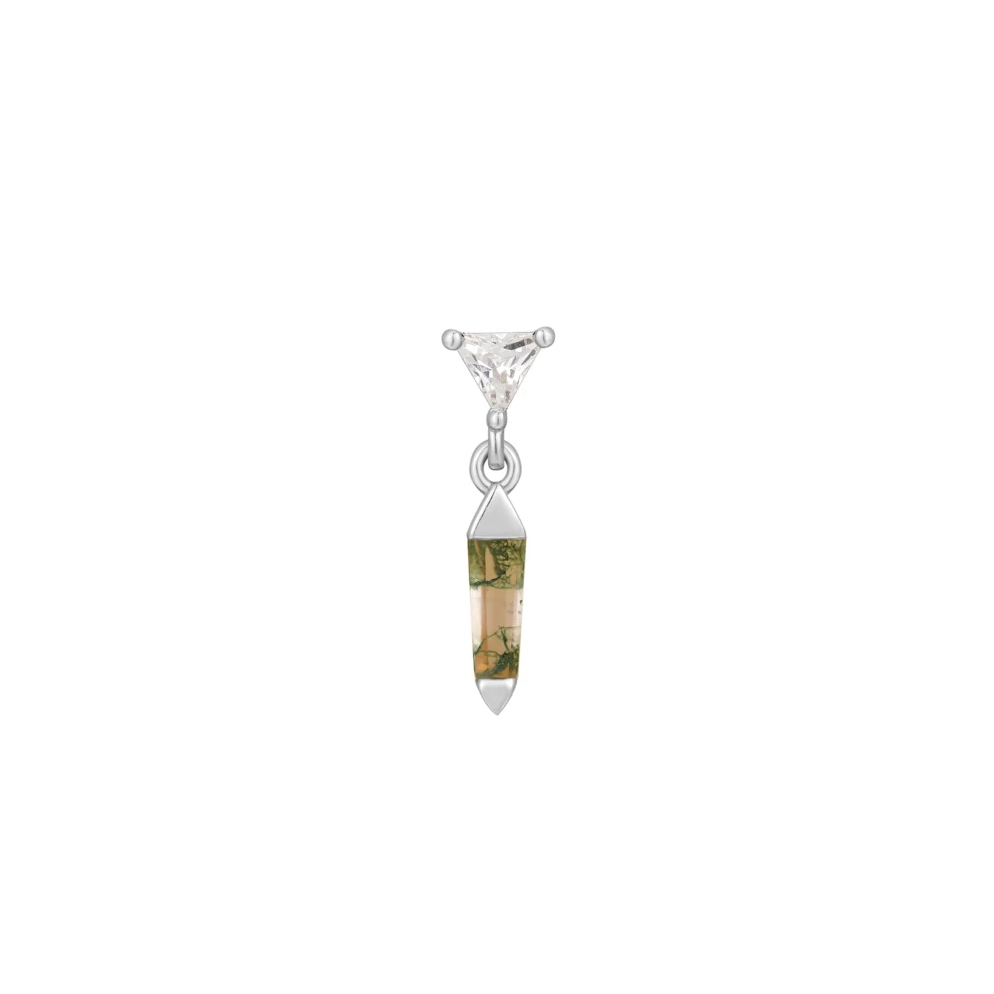 SAVVY + MOSS AGATE - THREADLESS END *PRE-ORDER* Buddha Jewelry