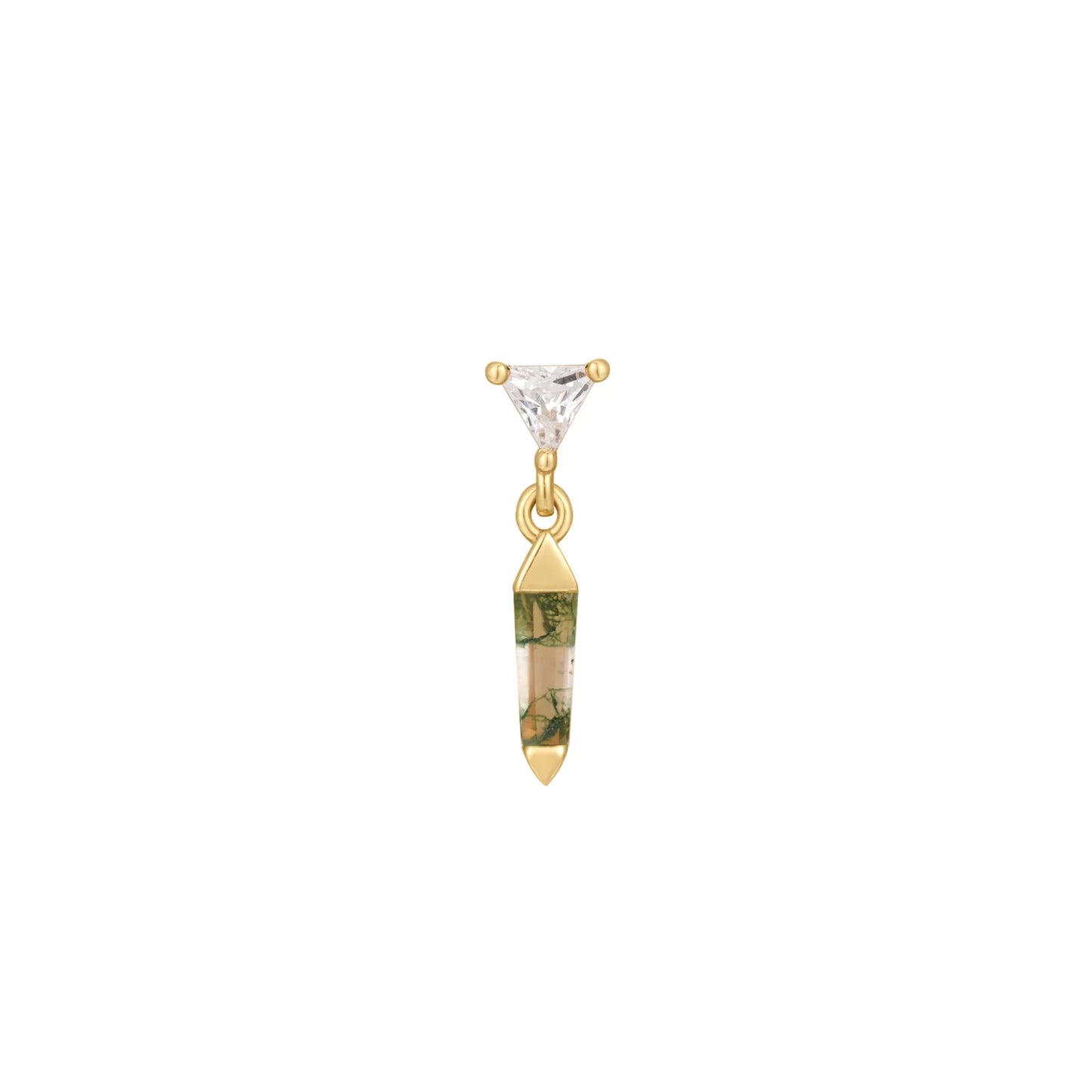 SAVVY + MOSS AGATE - THREADLESS END *PRE-ORDER* Buddha Jewelry