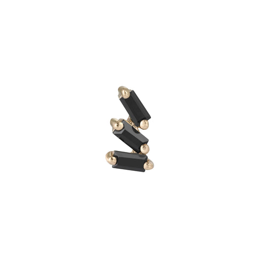 STAXX + BLACK SPINEL - THREADLESS END *PRE-ORDER* Buddha Jewelry