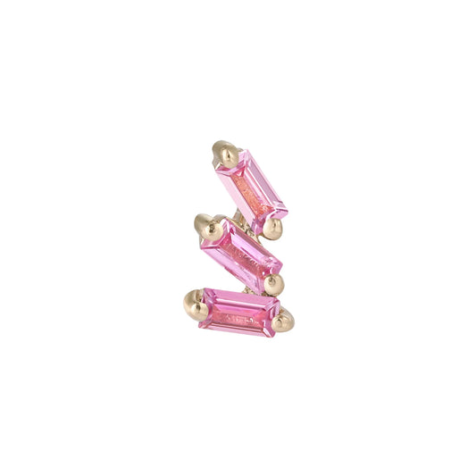 STAXX + PINK SAPPHIRE - THREADLESS END *PRE-ORDER* Buddha Jewelry