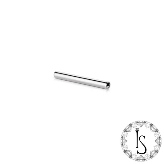 14G TITANIUM STRAIGHT BARBELL - THREADED Industrial Strength