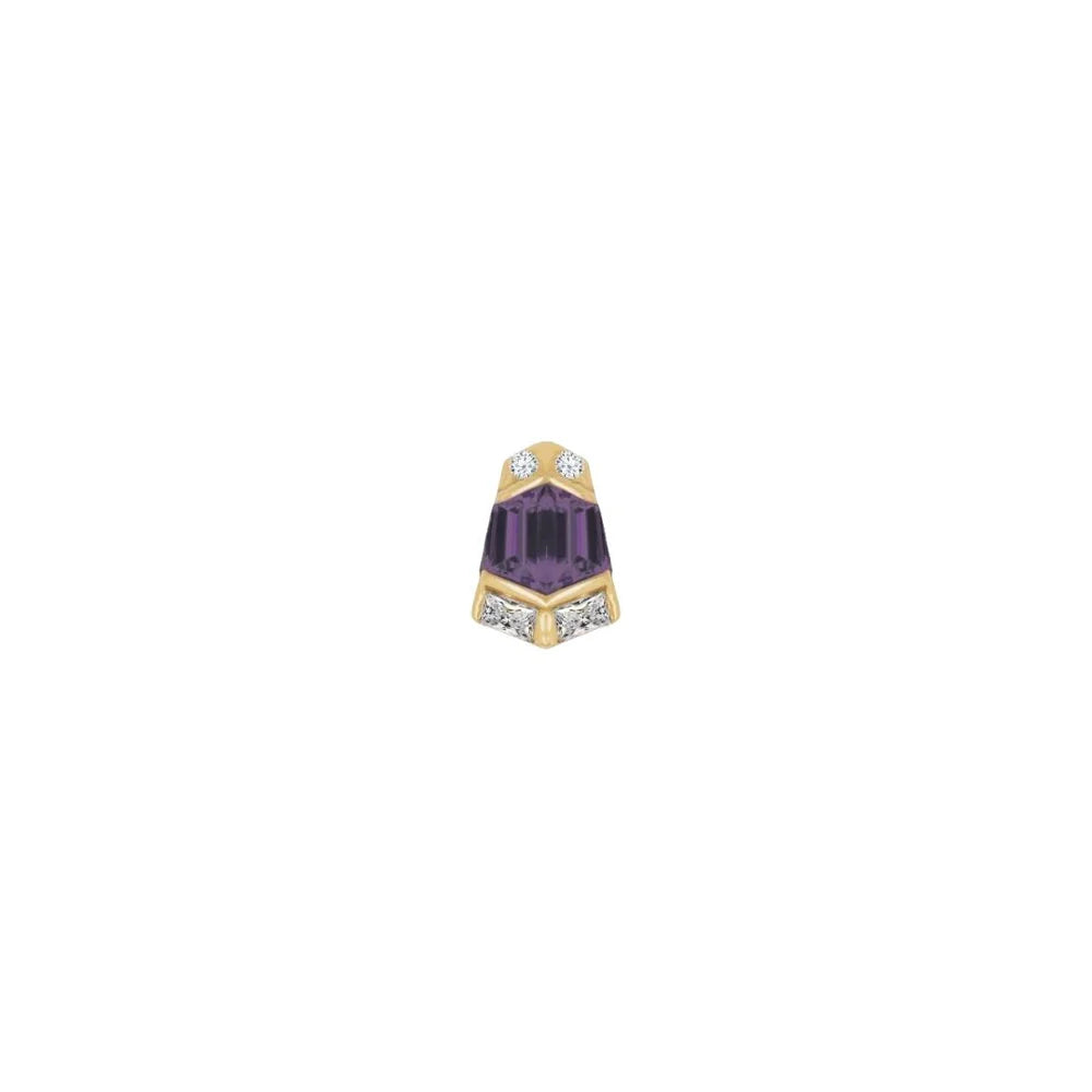 VERA + AMETHYST - THREADLESS END *PRE-ORDER* Buddha Jewelry