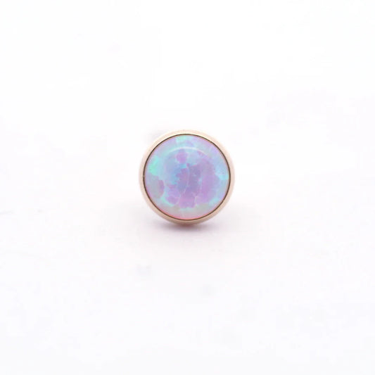 LOW PROFILE WHITE OPAL - THREADLESS END *PRE-ORDER* Stiletto Piercing Supply