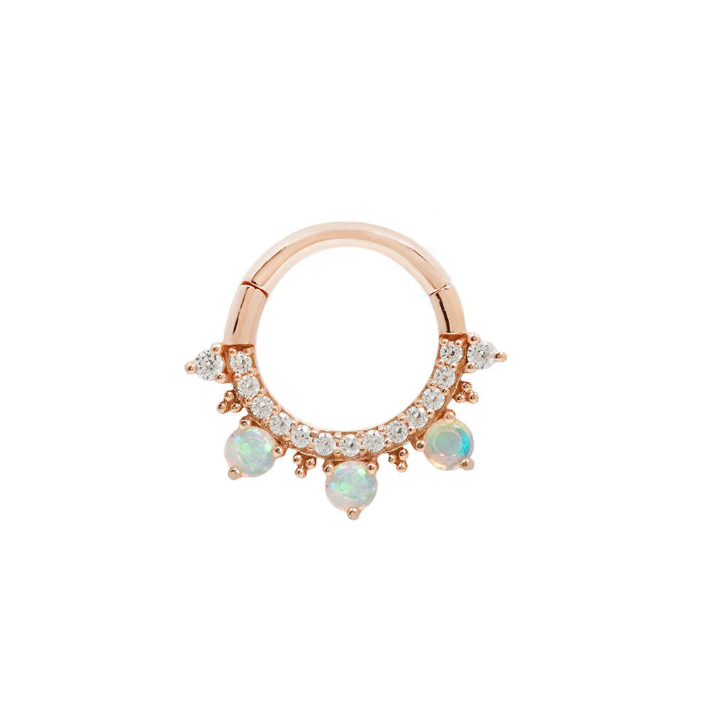 GIGI + OPAL - CLICKER RING *PRE-ORDER* Buddha Jewelry