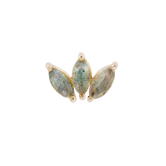 MOET + LABRADORITE - THREADLESS END *PRE-ORDER* Buddha Jewelry
