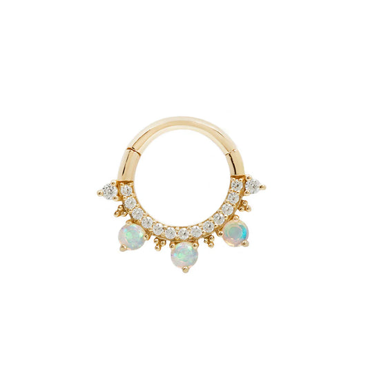 GIGI + OPAL - CLICKER RING *PRE-ORDER* Buddha Jewelry