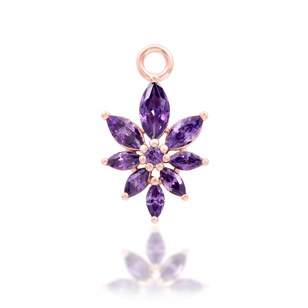 BAILEY + AMETHYST - CHARM *PREORDER* Junipurr Jewelry
