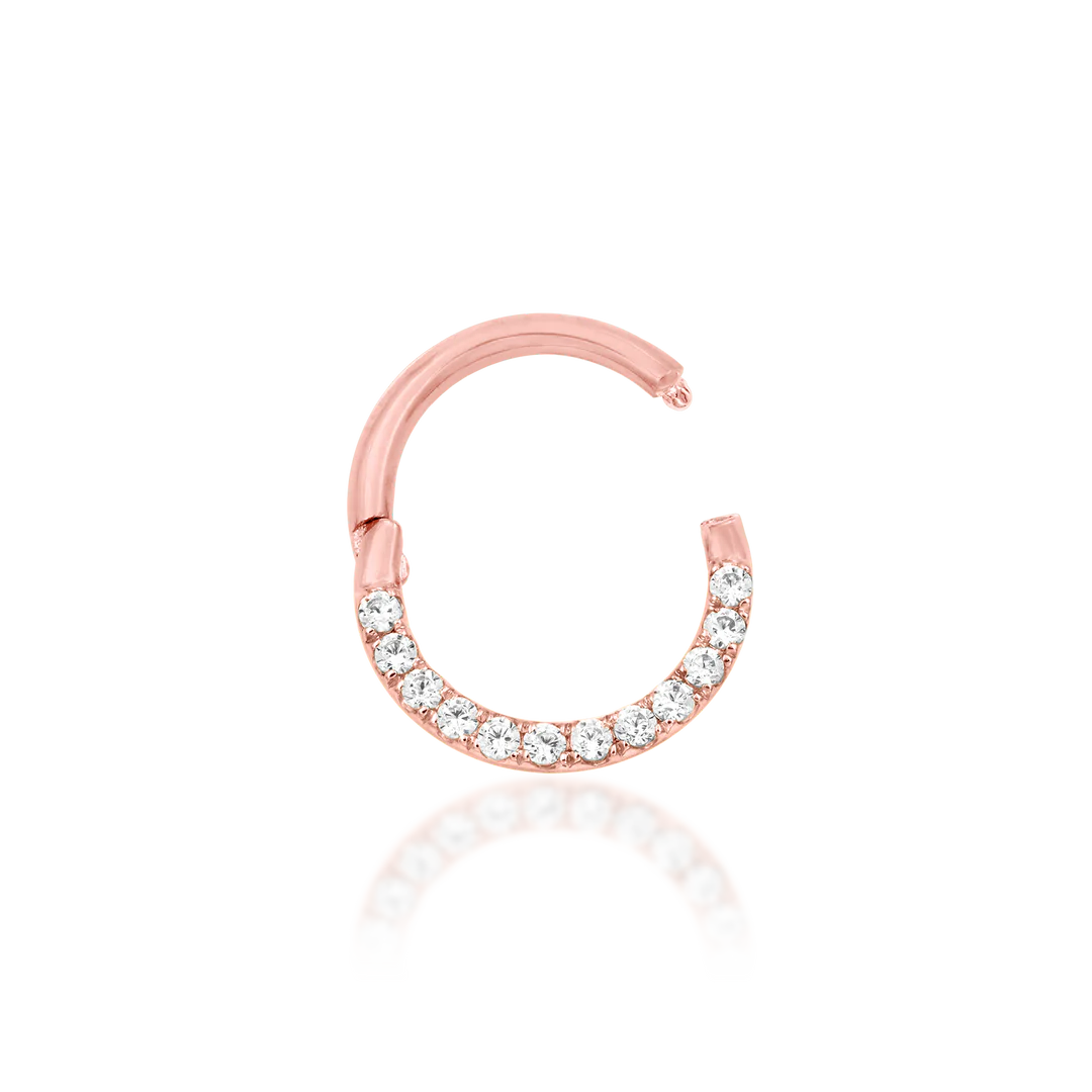 GOLD CZ CLICKER - CLICKER RING *PRE-ORDER* Junipurr Jewelry
