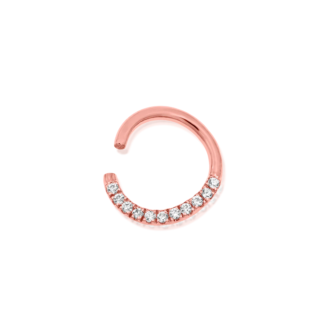 GOLD CZ SEAM RING - SEAM RING *PRE-ORDER* Junipurr Jewelry