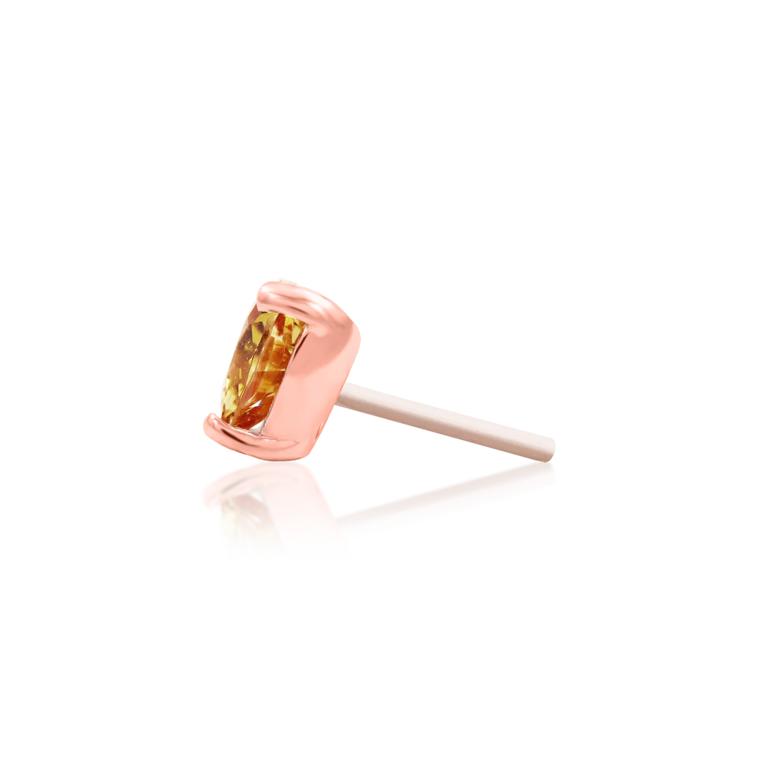 DARK CHAMPAGNE HEART - THREADLESS END *PRE-ORDER* Junipurr Jewelry
