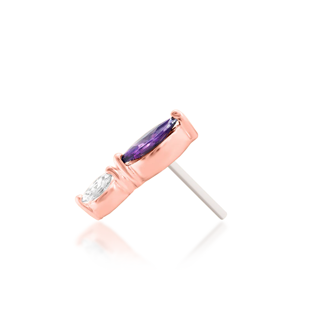 EMERSYN AMETHYST - THREADLESS END *PRE-ORDER* Junipurr Jewelry