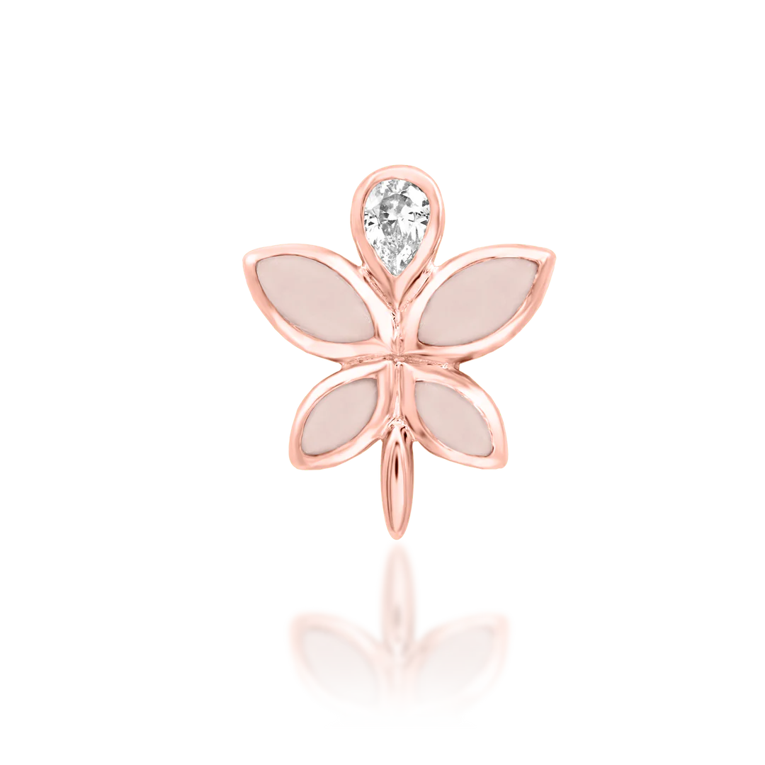 FAE + ROSE QUARTZ - THREADLESS END *PRE-ORDER8 Junipurr Jewelry