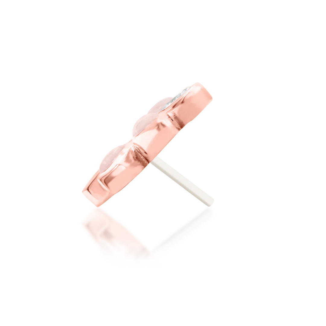 FAE + ROSE QUARTZ - THREADLESS END *PRE-ORDER8 Junipurr Jewelry