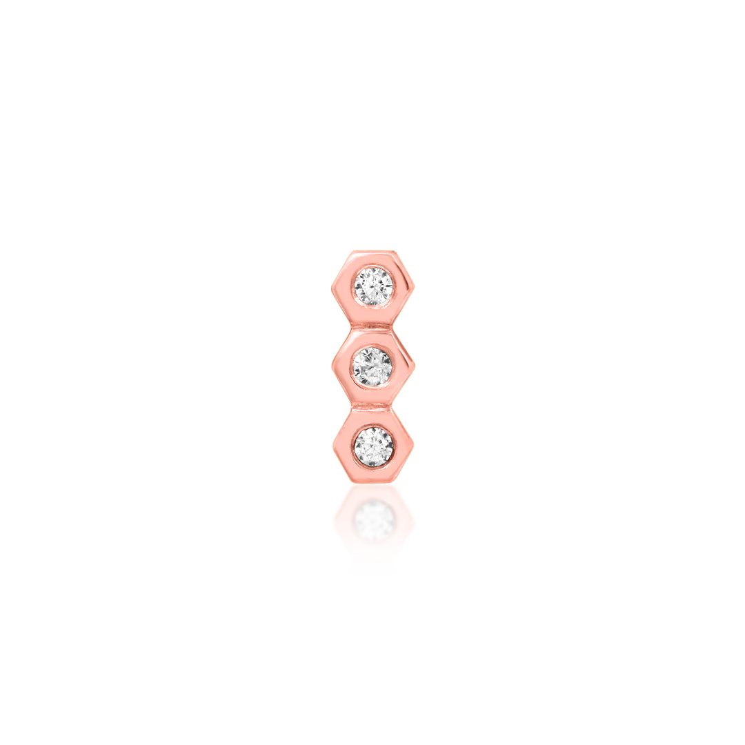 HONEYCOMB - THREADLESS END *PRE-ORDER* Junipurr Jewelry