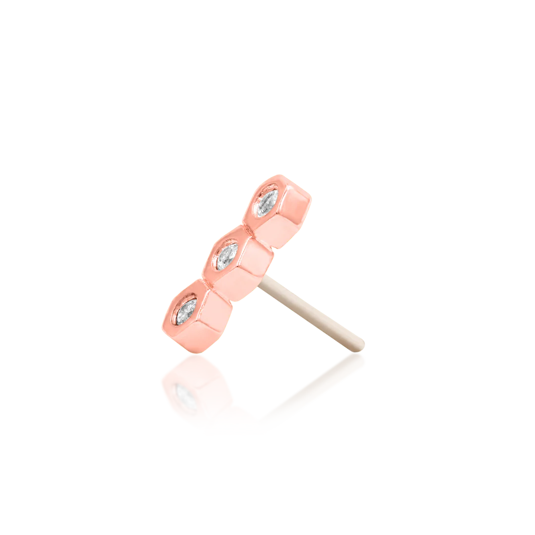 HONEYCOMB - THREADLESS END *PRE-ORDER* Junipurr Jewelry