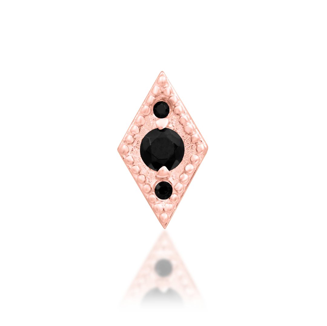 ISADORA + BLACK CZ - THREADLESS END *PRE-ORDER* Junipurr Jewelry